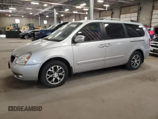 2014 Kia Sedona LX with VIN KNDMG4C72E6574651, listed as a Copart auction lot 55354355 with 155,795 mi miles and Clean Title. Bid and sale history available at carsss.com. Image 1.