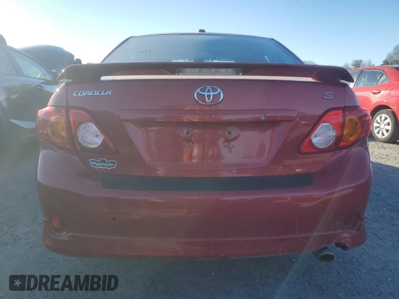 2010 Toyota Corolla with VIN 1NXBU4EEXAZ355174, listed as a Copart auction lot 83211304 with 176,702 mi miles and Non Repairable. Bid and sale history available at DreamBid. Image 6.