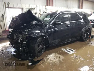 2022 Mercedes-Benz GLE 53 AMG with VIN 4JGFB6BB8NA667109, listed as a Copart auction lot 49699335 with 44,153 mi miles and Salvage title. Bid and sale history available at DreamBid. Image 1.