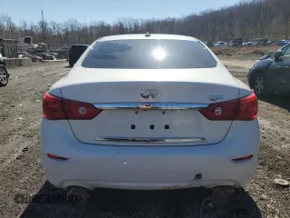 2014 Infiniti Q50 Sport with VIN JN1BV7APXEM688249, listed as a Copart auction lot 46848235 with 108,870 mi miles and Salvage Title. Bid and sale history available at DreamBid. Image 6.