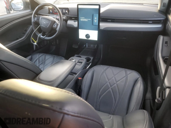 2021 Ford Mustang Mach-E California Route 1 with VIN 3FMTK2R7XMMA36215, listed as a Copart auction lot 43698845 with 55,611 mi miles and Salvage Title. Bid and sale history available at DreamBid. Image 8.