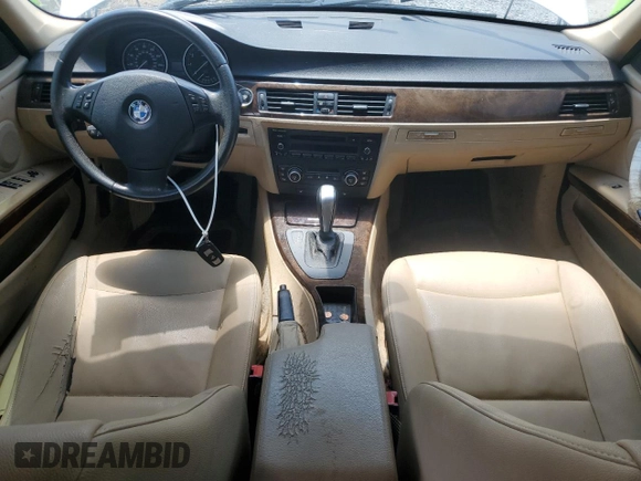 2009 BMW 3 Series 328i with VIN WBAPH77559NL82508, listed as a Copart auction lot 62209325 with 194,287 mi miles and Clean title. Bid and sale history available at DreamBid. Image 8.