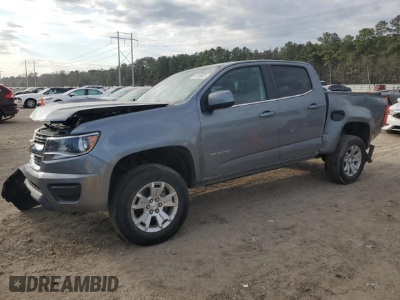 2020 Chevrolet Colorado 2WD LT with VIN 1GCGSCEN6L1239226, listed as a Copart auction lot 47619025 with 104,968 mi miles and Salvage Title. Bid and sale history available at carsss.com. Image 1.