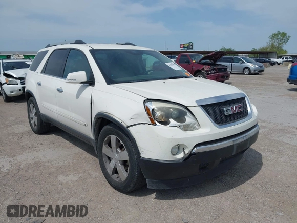 2010 GMC Acadia SLT1 z VIN 1GKLRMED2AJ120873, wystawiony jako IAAI lot #42027986 z przebiegiem 188 021 mil mil oraz . Historia ofert i sprzedaży dostępna na DreamBid. Obrazek 1.