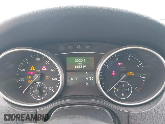 2010 Mercedes-Benz M 350 with VIN 4JGBB8GB1AA535063, listed as a IAAI auction lot 42087936 with 185,219 mi miles and . Bid and sale history available at DreamBid. Image 7.