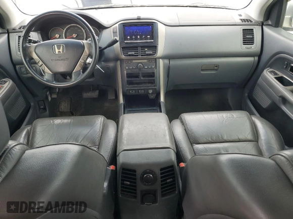 2008 Honda Pilot EX-L with VIN 5FNYF28798B004334, listed as a Copart auction lot 87737055 with 216,630 mi miles and Salvage Title. Bid and sale history available at DreamBid. Image 8.