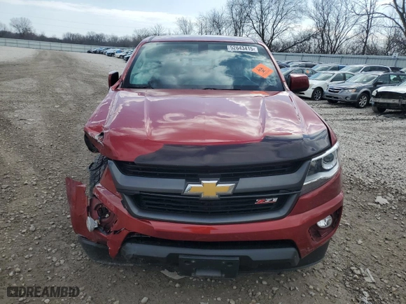 2016 Chevrolet Colorado 4WD Z71 with VIN 1GCGTDE37G1170327, listed as a Copart auction lot 52643415 with 108,092 mi miles and Non Repairable. Bid and sale history available at carsss.com. Image 5.