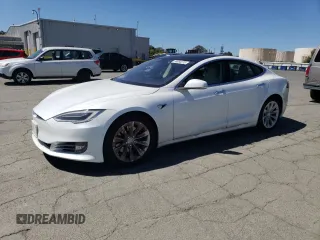 2019 Tesla Model S 75D with VIN 5YJSA1E26KF311667, listed as a Copart auction lot 56960275 with 108,495 mi miles and Salvage title. Bid and sale history available at DreamBid. Image 1.