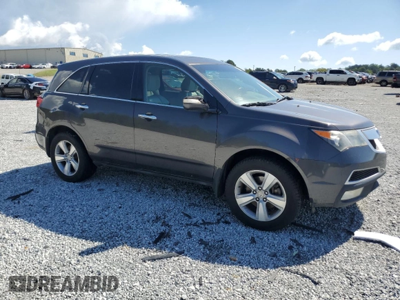 2010 Acura MDX Technology Pkg with VIN 2HNYD2H69AH515839, listed as a Copart auction lot 52649535 with 209,859 mi miles and Clean Title. Bid and sale history available at carsss.com. Image 4.