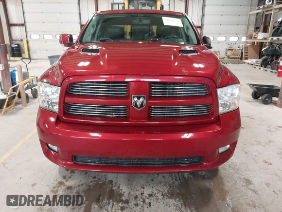 2012 Ram 1500 Sport with VIN 1C6RD7MT5CS130137, listed as a IAAI auction lot 42076238 with 269,336 mi miles. Bid and sale history available at carsss.com. Image 12.