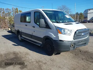 2015 Ford Transit Cargo with VIN 1FTNR1ZM6FKA65780, listed as a IAAI auction lot 41682836 with 144,338 mi miles and . Bid and sale history available at DreamBid. Image 1.