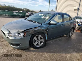 2008 Mitsubishi Lancer DE with VIN JA3AU26UX8U042564, listed as a Copart auction lot 43396645 with 150,023 mi miles and Salvage Title. Bid and sale history available at carsss.com. Image 1.
