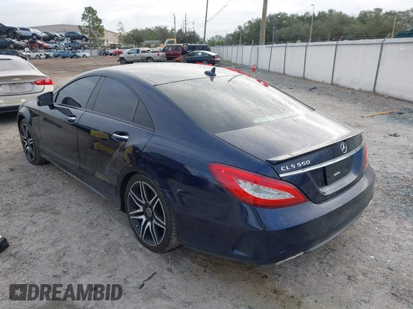 2018 Mercedes-Benz CLS-Class CLS 550 with VIN WDDLJ7DB4JA204462, listed as a IAAI auction lot 41303191 with 100,291 mi miles. Bid and sale history available at carsss.com. Image 3.