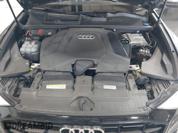 2020 Audi Q8 Premium Plus with VIN WA1EVAF14LD015881, listed as a IAAI auction lot 42646808 with 46,136 mi miles and . Bid and sale history available at DreamBid. Image 10.