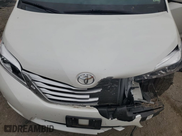 2015 Toyota Sienna Limited with VIN 5TDDK3DCXFS114465, listed as a Copart auction lot 54155605 with 105,937 mi miles and Salvage Title. Bid and sale history available at DreamBid. Image 12.