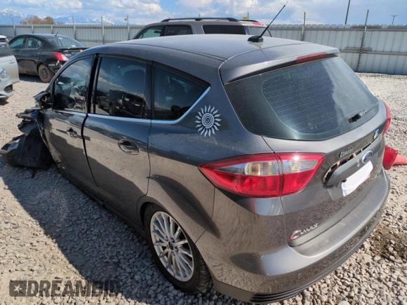 2013 Ford C-Max SEL z VIN 1FADP5BU1DL534869, wystawiony jako Copart lot #58275185 z przebiegiem Nie podano mil oraz Szkoda całkowita • Salvage title. Historia ofert i sprzedaży dostępna na DreamBid. Obrazek 2.