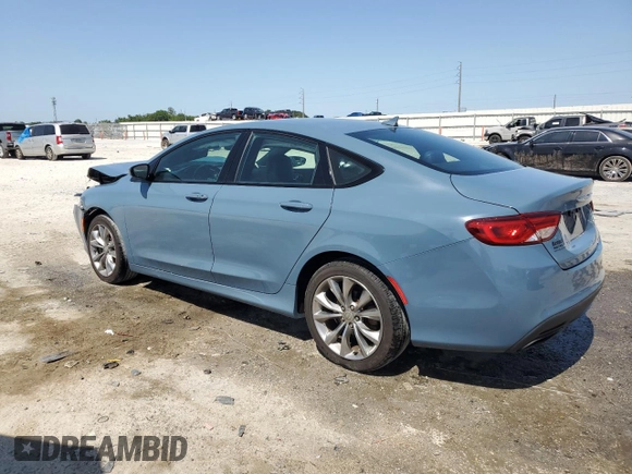 2015 Chrysler 200 S z VIN 1C3CCCBB7FN563423, wystawiony jako Copart lot #57264275 z przebiegiem 106 859 mil mil oraz Szkoda całkowita • Salvage title. Historia ofert i sprzedaży dostępna na DreamBid. Obrazek 2.