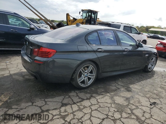 2015 BMW 5 Series 535i xDrive with VIN WBA5B3C50FD545610, listed as a Copart auction lot 50933225 with 167,951 mi miles and Salvage Title. Bid and sale history available at carsss.com. Image 3.