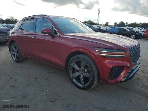 2023 Genesis GV70 3.5T Sport with VIN KMUMCDTC0PU115865, listed as a Copart auction lot 73735854 with 34,001 mi miles and Salvage Title. Bid and sale history available at carsss.com. Image 4.