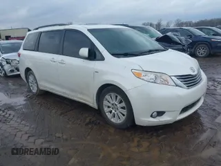 2016 Toyota Sienna Ltd with VIN 5TDDK3DCXGS129856, listed as a IAAI auction lot 41667308 with 149,479 mi miles. Bid and sale history available at carsss.com. Image 1.