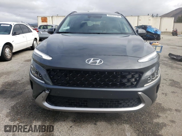 2023 Hyundai Kona Limited with VIN KM8K53A37PU994388, listed as a Copart auction lot 44437715 with 26,484 mi miles and Salvage Title. Bid and sale history available at carsss.com. Image 5.
