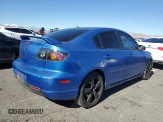 2005 Mazda 3 s with VIN JM1BK323351282552, listed as a Copart auction lot 45312605 with 214,636 mi miles and Salvage Title. Bid and sale history available at carsss.com. Image 3.