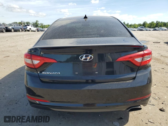 2016 Hyundai Sonata SE z VIN 5NPE24AF9GH275762, wystawiony jako Copart lot #57659225 z przebiegiem 190 229 mil mil oraz Szkoda całkowita • Salvage title. Historia ofert i sprzedaży dostępna na DreamBid. Obrazek 6.
