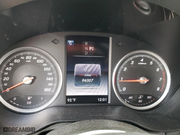 2016 Mercedes-Benz GLC with VIN WDC0G4JB5GF080142, listed as a Copart auction lot 51822655 with 94,007 mi miles and Clean Title. Bid and sale history available at carsss.com. Image 9.