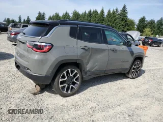2021 Jeep Compass Limited with VIN 3C4NJDCB4MT603159, listed as a Copart auction lot 60807565 with 88,603 mi miles and Salvage title. Bid and sale history available at DreamBid. Image 3.