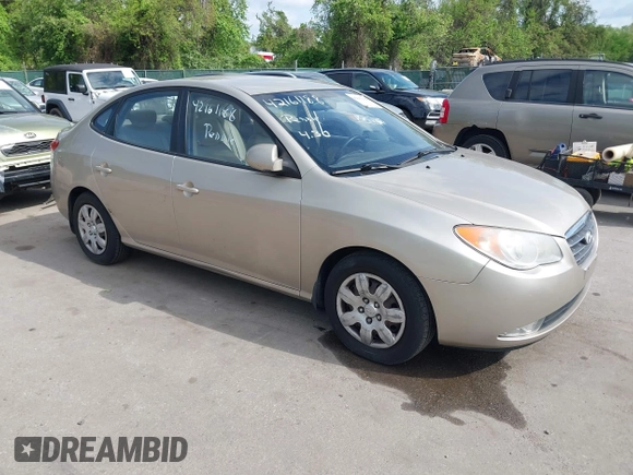 2008 Hyundai Elantra GLS with VIN KMHDU46DX8U556145, listed as a IAAI auction lot 42161188 with 180,322 mi miles and . Bid and sale history available at DreamBid. Image 1.