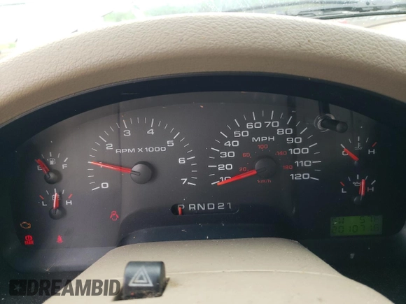 2004 Ford F-150 STX with VIN 1FTRX14W44NC37543, listed as a Copart auction lot 57442095 with 201,071 mi miles and Salvage title. Bid and sale history available at DreamBid. Image 9.
