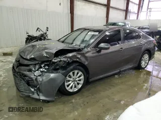 2020 Toyota Camry LE with VIN 4T1C11AK8LU345110, listed as a Copart auction lot 45879535 with 142,356 mi miles and Non Repairable. Bid and sale history available at carsss.com. Image 1.