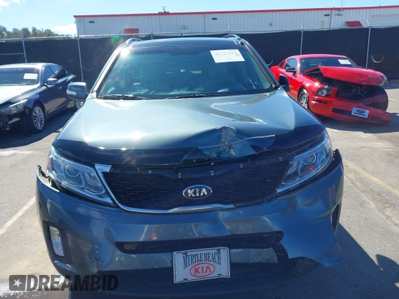 2015 Kia Sorento EX with VIN 5XYKU4A70FG559566, listed as a IAAI auction lot 41727052 with 92,258 mi miles. Bid and sale history available at carsss.com. Image 12.