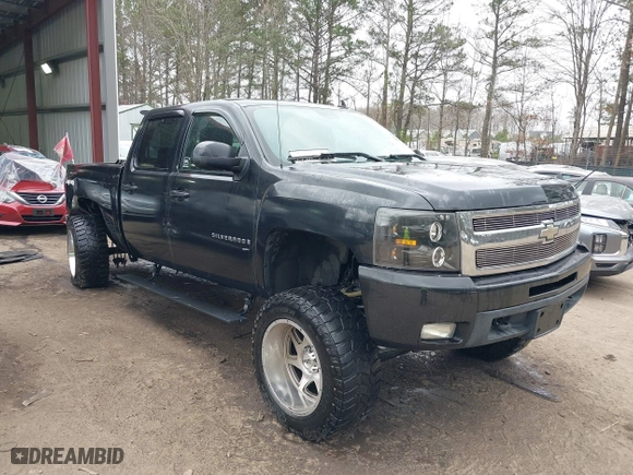 2009 Chevrolet Silverado 1500 LTZ with VIN 3GCEK33309G212297, listed as a IAAI auction lot 41716572 with 158,451 mi miles. Bid and sale history available at carsss.com. Image 1.