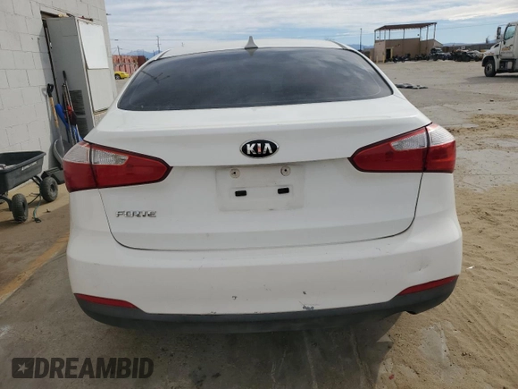 2016 Kia Forte LX with VIN KNAFK4A69G5582415, listed as a Copart auction lot 47197665 with 0 mi miles and Clean Title. Bid and sale history available at carsss.com. Image 6.