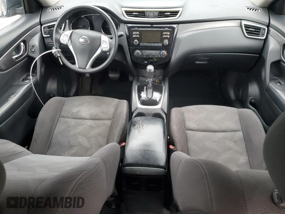 2016 Nissan Rogue S with VIN KNMAT2MT4GP709916, listed as a Copart auction lot 48661605 with 0 mi miles and Salvage Title. Bid and sale history available at carsss.com. Image 8.