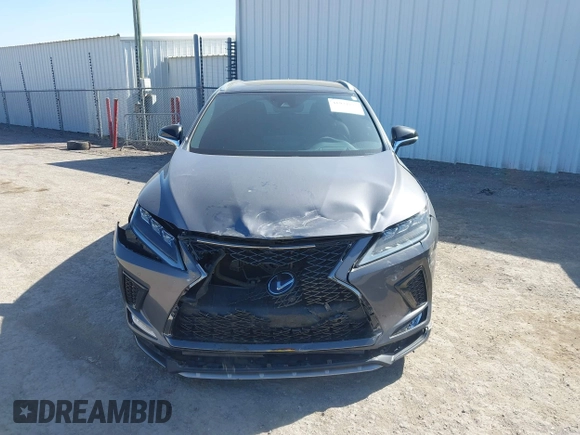 2020 Lexus RX 450h F Sport Performance with VIN 2T2YGMDA4LC055002, listed as a IAAI auction lot 41974333 with 64,998 mi miles and . Bid and sale history available at DreamBid. Image 12.