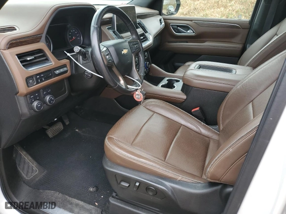 2021 Chevrolet Suburban High Country with VIN 1GNSKGKL1MR383586, listed as a Copart auction lot 78837294 with 73,478 mi miles and Salvage Title. Bid and sale history available at carsss.com. Image 7.