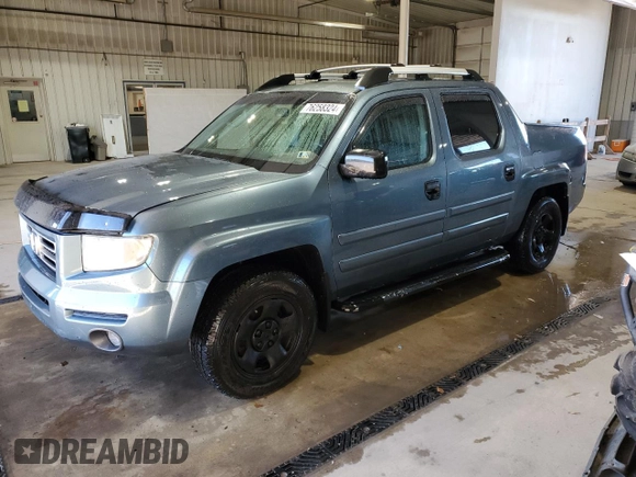 2006 Honda Ridgeline RT with VIN 2HJYK16246H556775, listed as a Copart auction lot 76258324 with 242,241 mi miles and Salvage Title. Bid and sale history available at carsss.com. Image 1.