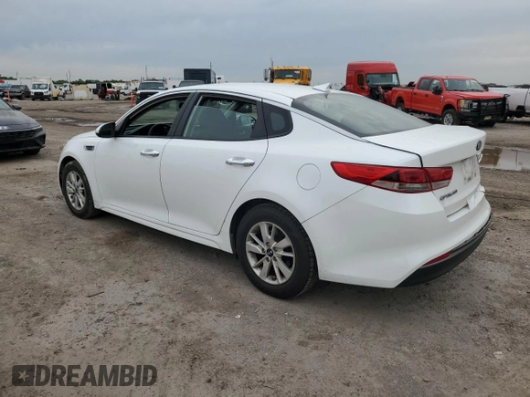 2016 Kia Optima LX with VIN 5XXGT4L33GG056316, listed as a Copart auction lot 54840435 with 109,397 mi miles and Salvage title. Bid and sale history available at DreamBid. Image 2.