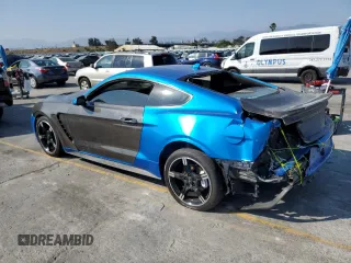 2021 Ford Mustang GT with VIN 1FA6P8CF6M5156028, listed as a Copart auction lot 59390225 with 34,824 mi miles and Non repairable. Bid and sale history available at DreamBid. Image 2.
