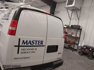 2019 GMC Savana Cargo Van with VIN 1GTW7AFG2K1300474, listed as a IAAI auction lot 41601074 with 85,158 mi miles. Bid and sale history available at carsss.com. Image 16.
