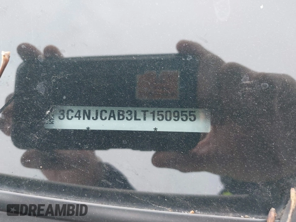 2020 Jeep Compass Sport с VIN 3C4NJCAB3LT150955, выставлен на аукционе IAAI как лот 41176985 с пробегом 73 644 миль миль и . История ставок и продаж доступна на DreamBid. Изображение 9.