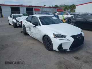 2019 Lexus IS with VIN JTHBA1D29K5099042, listed as a IAAI auction lot 40121325 with 94,570 mi miles. Bid and sale history available at carsss.com. Image 1.