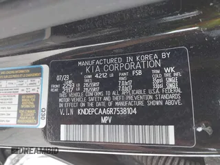 2024 Kia Seltos LX z VIN KNDEPCAA6R7538104, wystawiony jako IAAI lot #42150483 z przebiegiem 28 707 mil mil oraz . Historia ofert i sprzedaży dostępna na DreamBid. Obrazek 9.