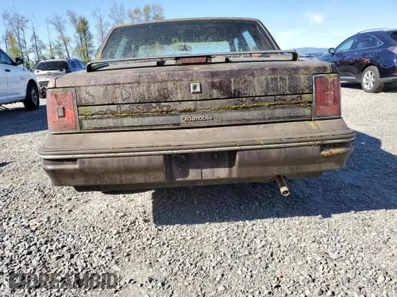 1987 Oldsmobile Cutlass Ciera with VIN 2G3AM51RXH9391582, listed as a Copart auction lot 53736795 with 81,728 mi miles and Clean Title. Bid and sale history available at DreamBid. Image 6.