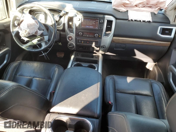 2017 Nissan Titan XD SL with VIN 1N6AA1F46HN502041, listed as a Copart auction lot 81795114 with 109,176 mi miles and Salvage Title. Bid and sale history available at carsss.com. Image 8.