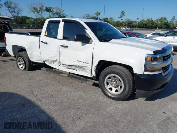 2018 Chevrolet Silverado 1500 Work Truck with VIN 1GCRCNEH2JZ241811, listed as a IAAI auction lot 42040230 with 59,597 mi miles. Bid and sale history available at carsss.com. Image 1.