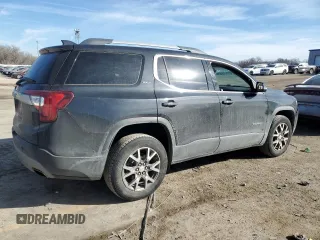 2020 GMC Acadia SLT with VIN 1GKKNML43LZ188310, listed as a Copart auction lot 46522875 with 105,111 mi miles and Salvage Title. Bid and sale history available at DreamBid. Image 3.
