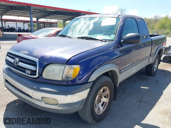 2000 Toyota Tundra SR5 with VIN 5TBBT4419YS001420, listed as a IAAI auction lot 41848432 with 240,968 mi miles and . Bid and sale history available at DreamBid. Image 2.